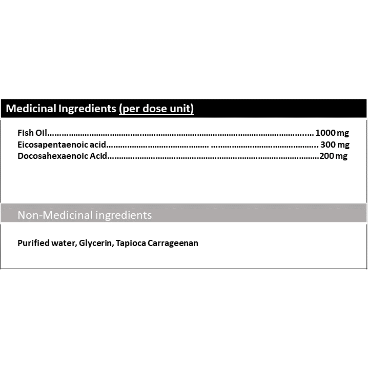 Omega 3 Fish Oil Supplements Canada - Halal, Fish Gelatin Softgel Capsule,  Gluten Free, EPA/DHA Supplement - 1000 mg - 90 softgel - Image 3